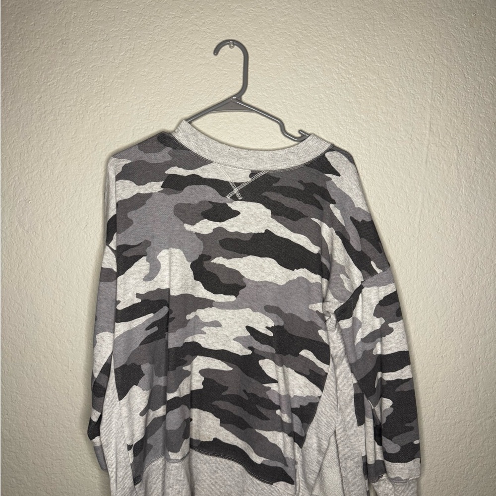 Women Camouflage Sweater